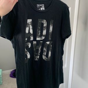 Black and gray adidas shirt!